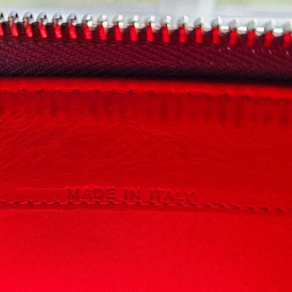 Christian Louboutin Spike Studs Zipper Wallet - Rare Color - Picture 10 of 16